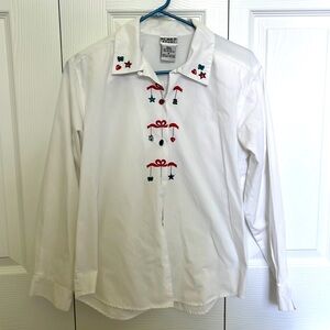 COPY - Vintage Christmas Blouse